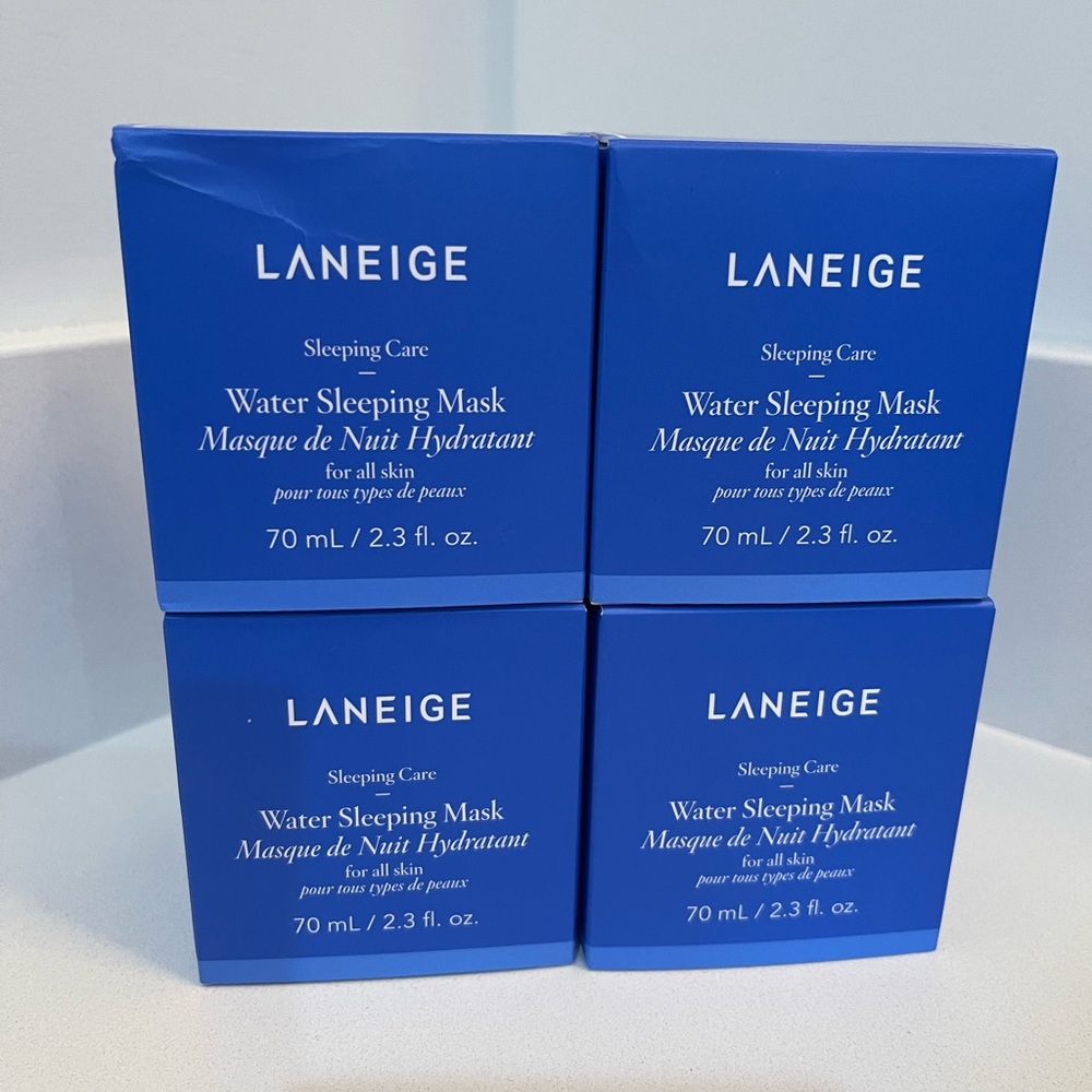 4 x LANEIGE Water Sleeping Mask - FULL SIZE NIB - Picture 3 of 8